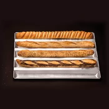 Matfer Bourgeat 311121 Matfer Bourgeat French Bread Baguette Pan - ...