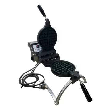 Commercial Waffle Iron with Digital Display and Bluetooth