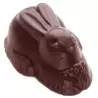 Chocolate World CW1468 Polycarbonate Chocolate Mold - Bunny /Hare B...