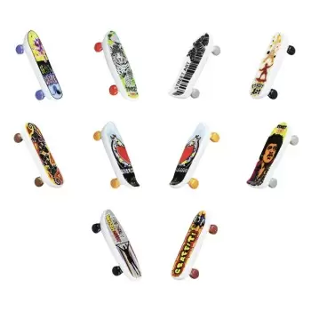 Feves Premium Assorted Galette des Rois Feves King Cakes Charms - Street Art Skateboards Collection - Pack of 100