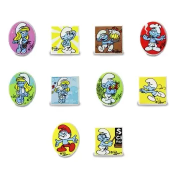 Feves Premium Assorted Galette des Rois Feves King Cakes Charms - Smurfs Collection - Pack of 100