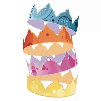 Galette des Rois King's Cake Crowns - Bella Tekno - Pack of 100