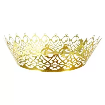 Galette des Rois King's Cake Crowns - Gold Lace - Pack of 100