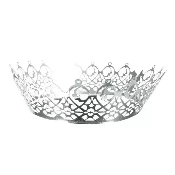 Galette des Rois King's Cake Crowns - Silver Lace - Pack of 100