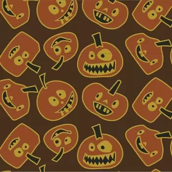 Chocolate Transfer Sheets - Funny Pumpkins 2 - Pack of 10 Sheets - 300 x 400 mm