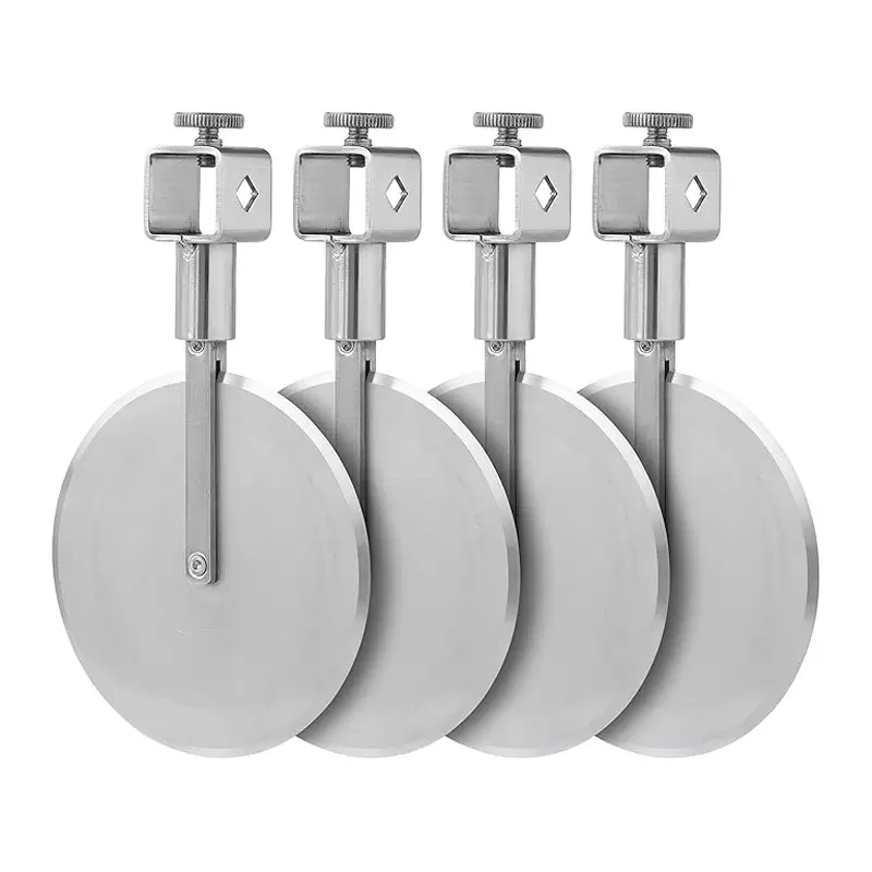 Ateco Stainless Steel 3.9 in/10 cm Diameter Straight Edge Wheels with Locking Hardware