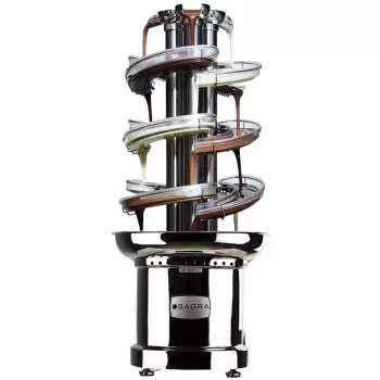 Trifecta Clear Triple Chocolate Fountain – 46”