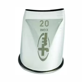 Stainless Steel Pastry Glazing Ribbon Tip - 31 mm opening