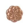 Professional Polycarbonate Life Flower Chocolate Bar Mold - 109mm x 107mm x h 12.5mm - 90 gr - 2 cavity