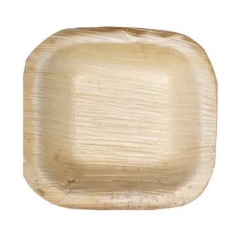 Pastry Chef's Boutique PCB-01-01-11B 3''x3'' Palm Leaf Square Bowl ...