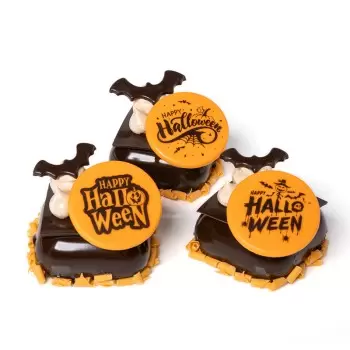 Belgian Chocolate Decoration- Happy Halloween - 75 pcs