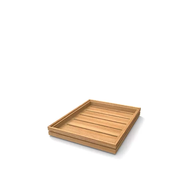 Craster BU_FR002 Craster Flow Oak 1.2 Tray 325 × 265 × 40 mm
