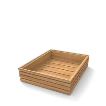 Craster BU_FR007 Craster Flow Tall Oak 1.2 Tray 325 × 265 × 75 mm