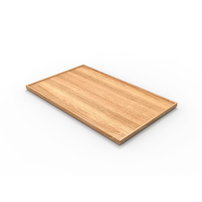 Craster BU_FC051 Craster Flow Oak 1.1 Bento Tray Lid 530 × 325 × 20 mm