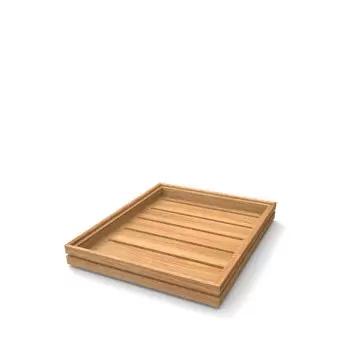 Craster BU_FC052 Craster Flow Oak 1.2 Bento Tray Lid 325 × 265 × 20 mm