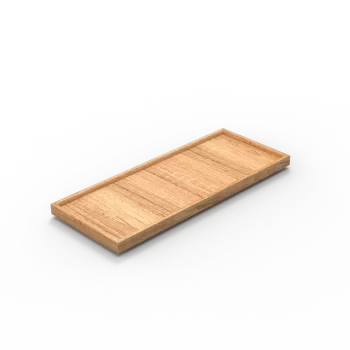 Craster BU_FC056 Craster Flow Oak 1.8 Bento Tray Lid 325 × 132 × 20 mm