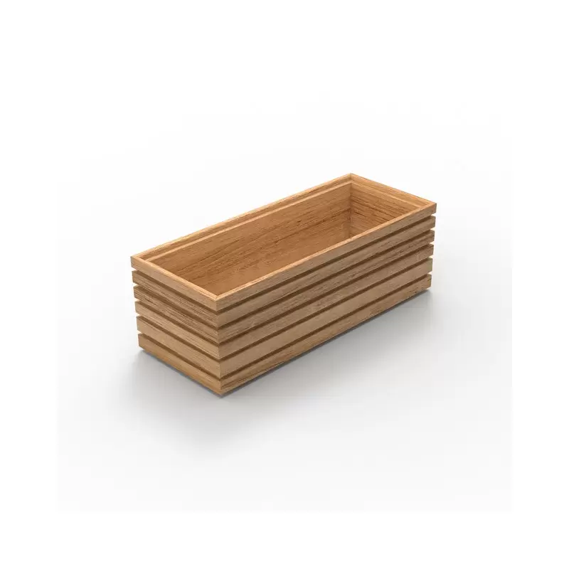 Craster BU_FF056 Craster Flow Oak 1.8 Bento Tray 325 × 132 × 110 mm