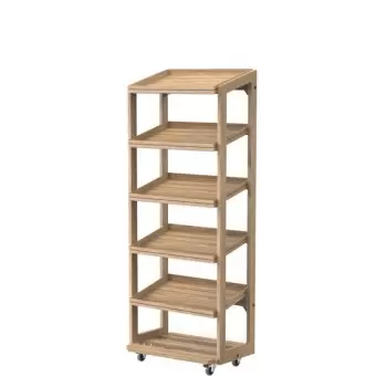 Craster BU_RS004 Craster Flow Five Tier Oak Stand 574 × 400 × 1459 mm