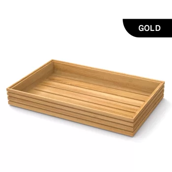 Craster BU_FR006 Craster Flow Tall Oak 1.1 Tray 530 × 325 × 75 mm