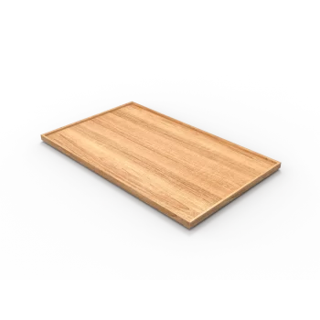 Craster BU_FC051 Craster Flow Oak 1.1 Bento Tray Lid 530 × 325 × 20 mm