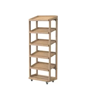 Craster BU_RS004 Craster Flow Five Tier Oak Stand 574 × 400 × 1459 mm