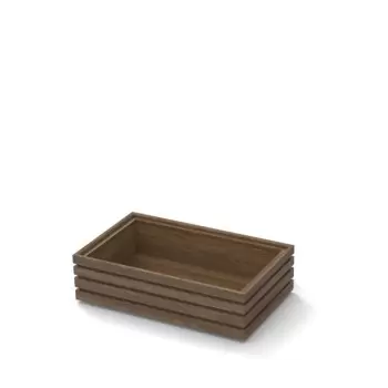 Craster BU_FF018 Craster Flow Tall Walnut 1.4 Tray 265 × 162.5 × 75 mm