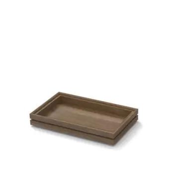 Craster BU_FF013 Craster Flow Walnut 1.4 Tray 265 × 162.5 × 40 mm