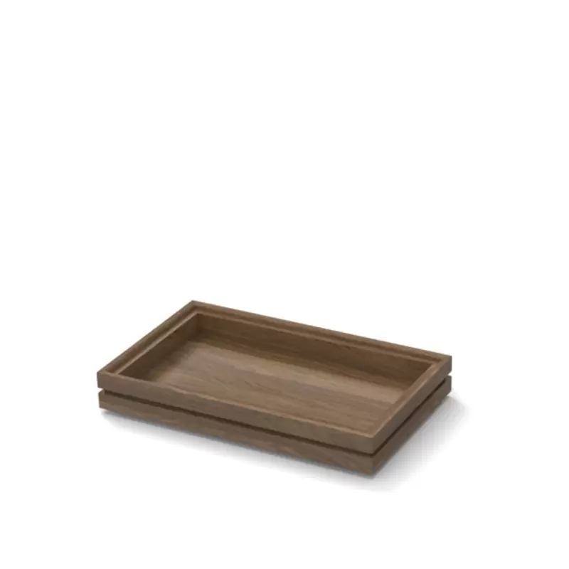 Craster BU_FF013 Craster Flow Walnut 1.4 Tray 265 × 162.5 × 40 mm
