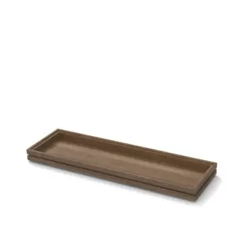 Craster BU_FF016 Craster Flow Walnut 2.4 Tray 530 × 162.5 × 40 mm