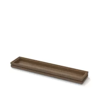 Craster BU_FF017 Craster Flow Walnut 3.9 Tray 530 × 108 × 40 mm