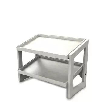 Craster BU_RS042 Craster Flow White 1.1 Two Tier Stand 574 × 323 × ...