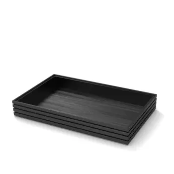 Craster BU_FR036 Craster Flow Tall Black 1.1 Tray 530 × 325 × 75 mm