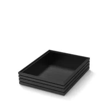 Craster BU_FR037 Craster Flow Tall Black 1.2 Tray 325 × 265 × 75 mm