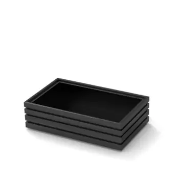 Craster BU_FR038 Craster Flow Tall Black 1.4 Tray 265 × 162.5 × 75 mm