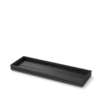 Craster BU_FR034 Craster Flow Black 2.4 Tray 530 × 162.5 × 40 mm