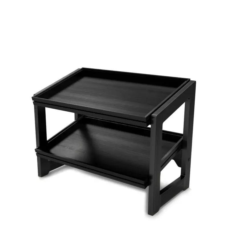 Craster BU_RS032 Craster Flow Black 1.1 Two Tier Stand 574 × 323 × ...