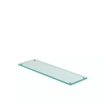 Craster BU_FT0011 Craster Flow Clear Glass 2.4 Plinth 530 × 162.5 ×...