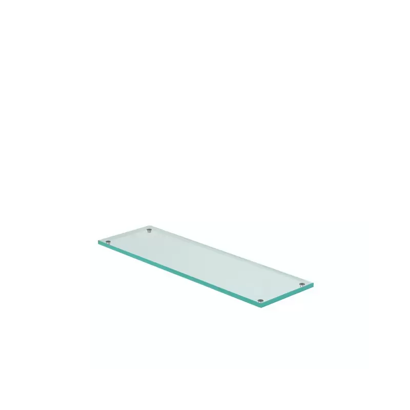 Craster BU_FT0011 Craster Flow Clear Glass 2.4 Plinth 530 × 162.5 ×...