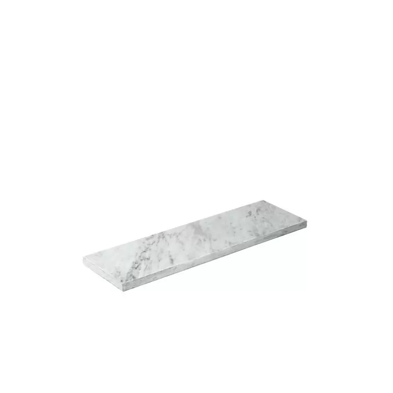Craster BU_FT0020 Craster Flow White Marble 2.4 Plinth 530 × 162.5 ...