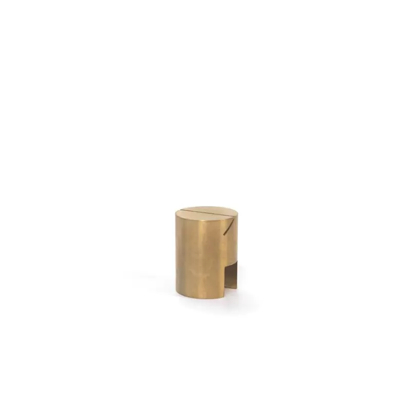 Craster BU_LH002 Craster Flow Brass Label Holder 30ø × 38 mm