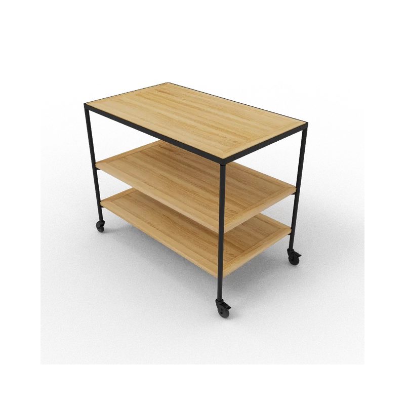 Craster TO_MOD31_OAKN Craster Fare Trolley Oak 1100 × 650 × 880 mm