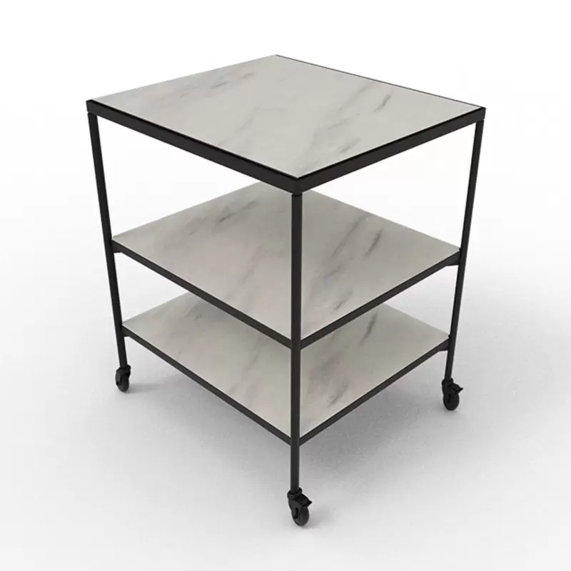 Craster TO_MOD21_B4245 Craster Fare Trolley 2.1 Laminate Black Whit...