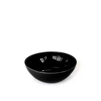 Craster BW_CR1802 Craster Medium Black Ceramic Bowl 250ø × 85 mm