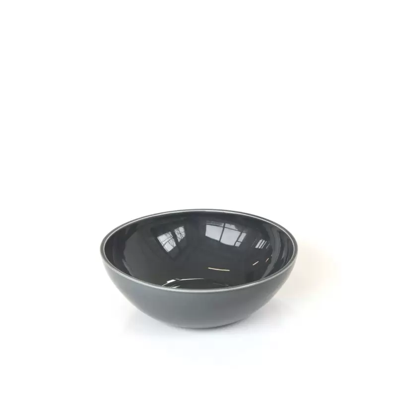 Craster BW_CR1502 Craster Tilt Medium Dark Grey Ceramic Bowl 250ø ×...