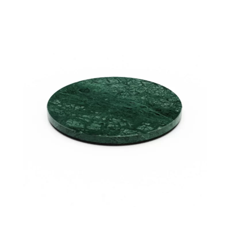 Craster BU_MP1710 Craster Tilt Large Green Marble Plinth 320ø × 25 ...