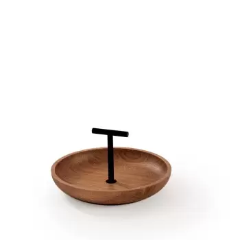 Craster BU_SC21343 Craster Alto Walnut Bowl 325ø × 55 mm