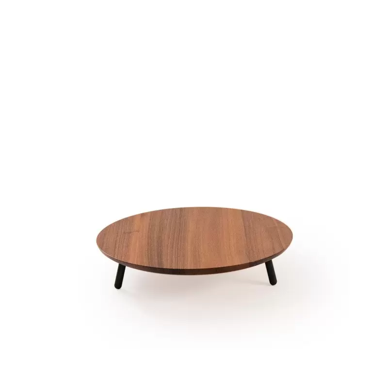 Craster BU_SA21342 Craster Alto Small Low Walnut Riser 325ø × 80 mm