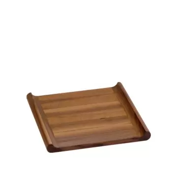 Craster BO_316_C Craster Medium Walnut Canape Plinth 300 × 300 × 30 mm