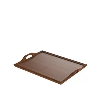 Craster TA_JERML Craster Mahogany Jersey Butler Tray 610 × 444 × 57 mm