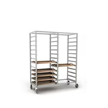 Craster TO_GNL24 Craster Double Steel Tray Racks 1355 × 478 × 1674 mm